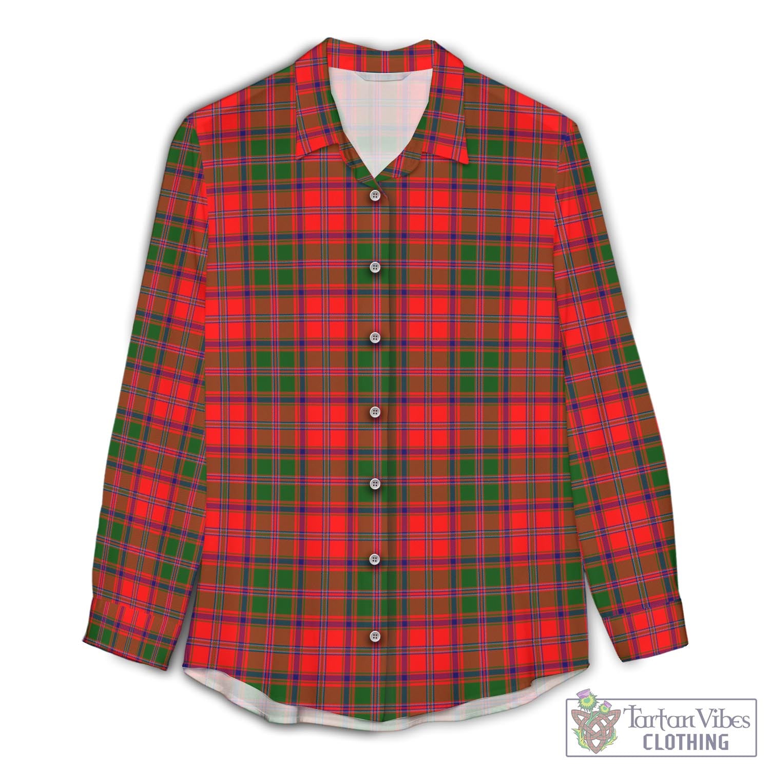 Stewart of Appin Modern Tartan Womens Casual Shirt