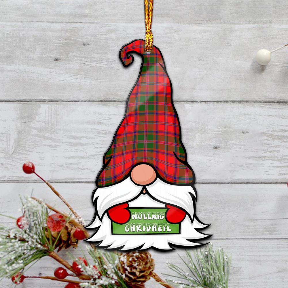 Stewart of Appin Modern Gnome Christmas Ornament with His Tartan Christmas Hat - Tartan Vibes Clothing