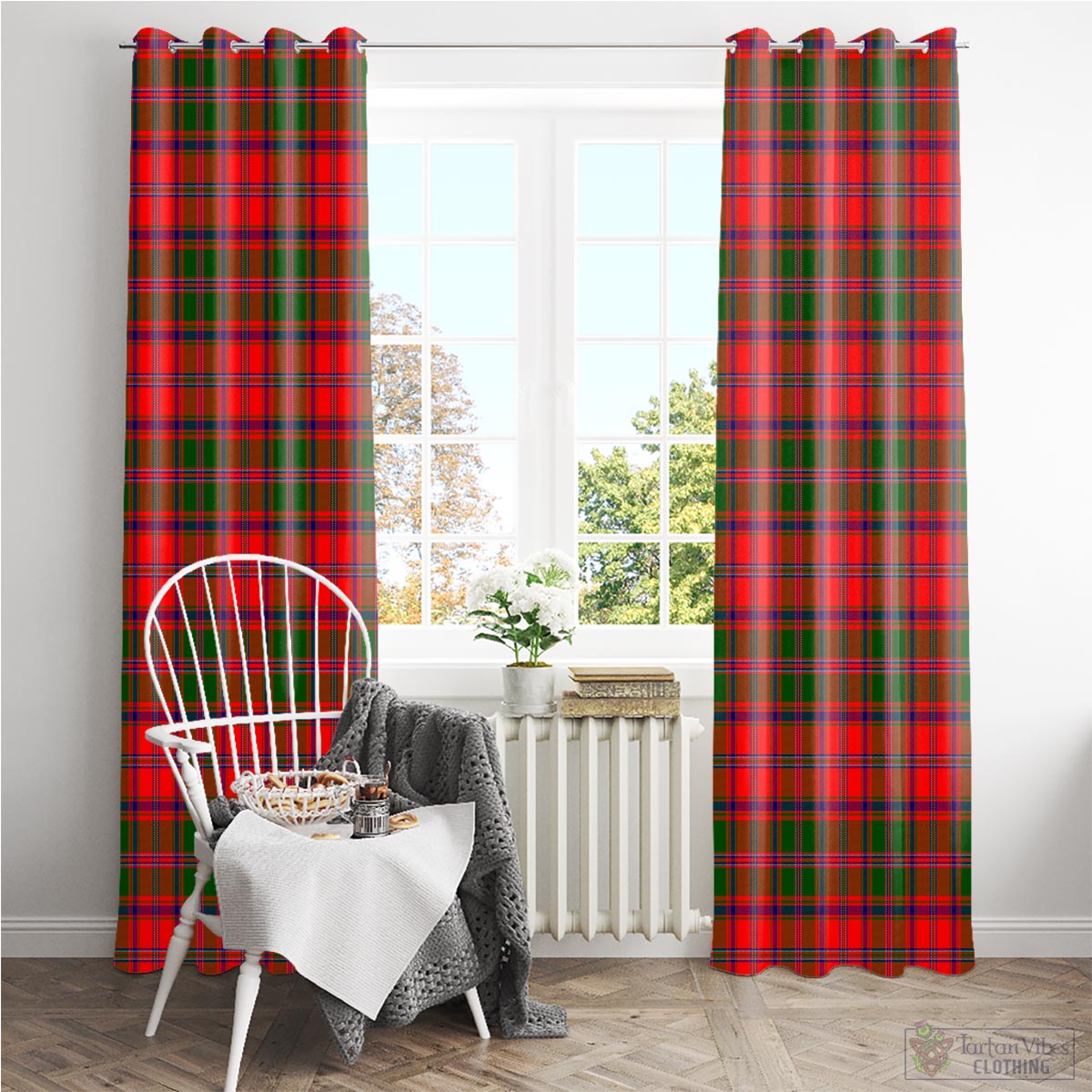 Stewart of Appin Modern Tartan Window Curtain