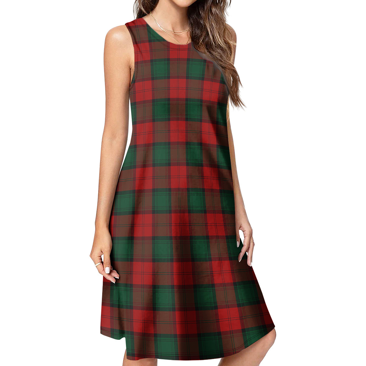 Stewart of Atholl Tartan Womens Casual Dresses - Tartanvibesclothing