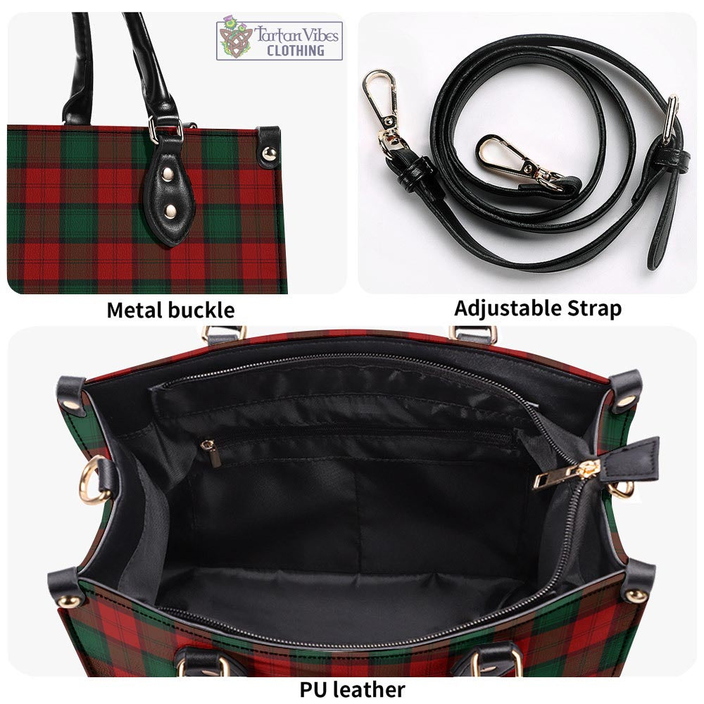 Tartan Vibes Clothing Stewart of Atholl Tartan Luxury Leather Handbags