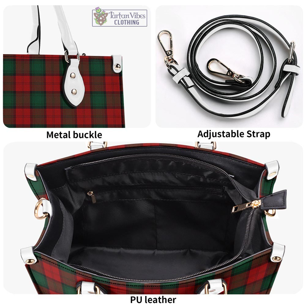 Tartan Vibes Clothing Stewart of Atholl Tartan Luxury Leather Handbags