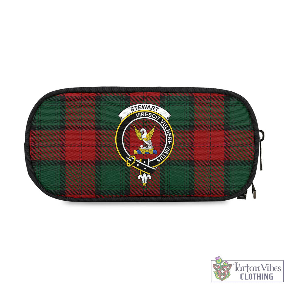 Tartan Vibes Clothing Stewart of Atholl Tartan Pen and Pencil Case with Family Crest