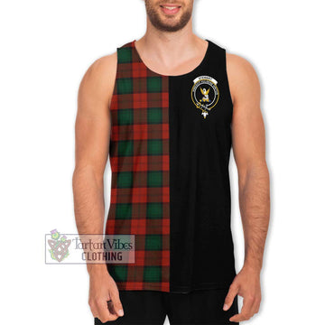 Stewart of Atholl Tartan Men's Tank Top with Family Crest and Half Of Me Style