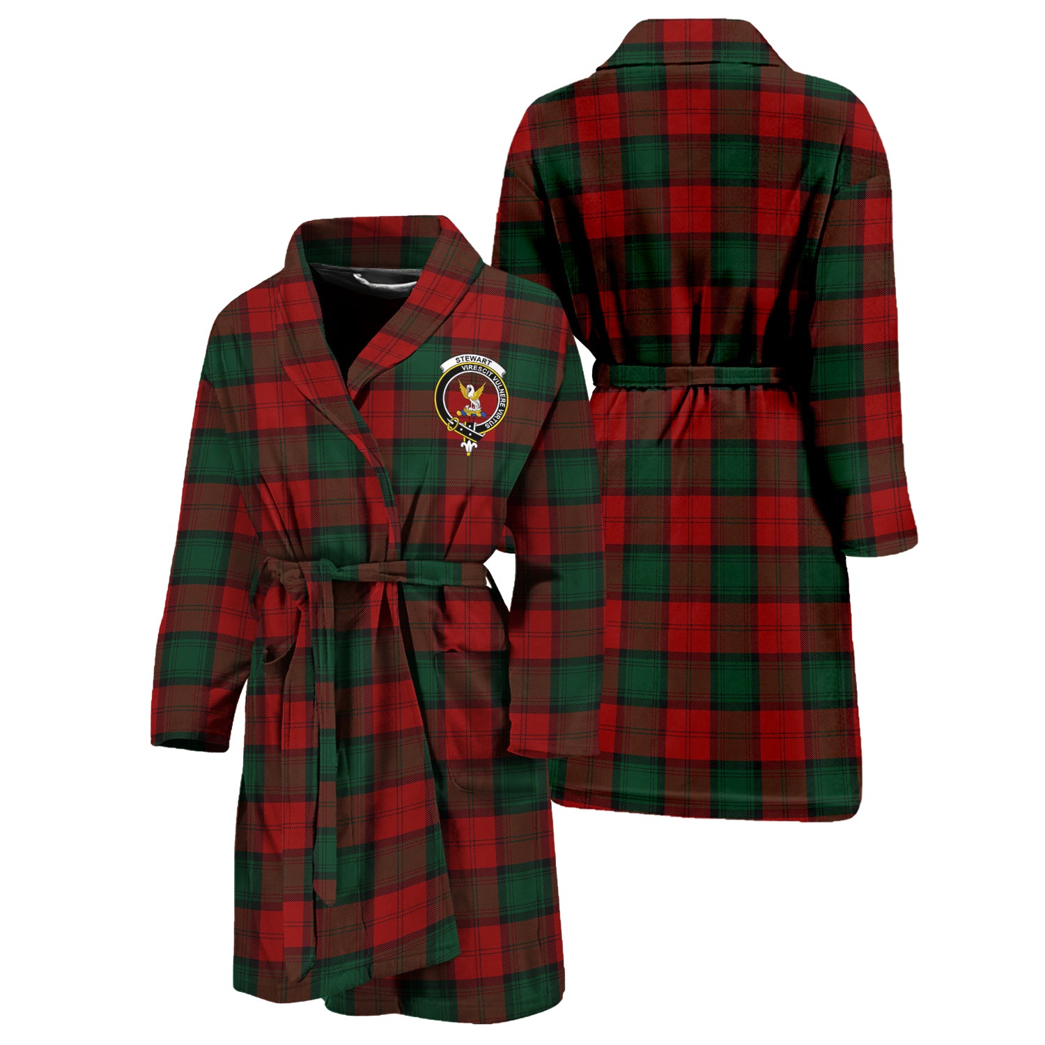 stewart-of-atholl-tartan-bathrobe-with-family-crest