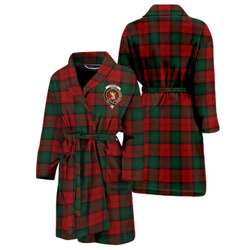 Stewart of Atholl Tartan Bathrobe with Family Crest