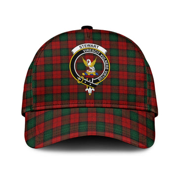 Stewart of Atholl Tartan Classic Cap with Family Crest