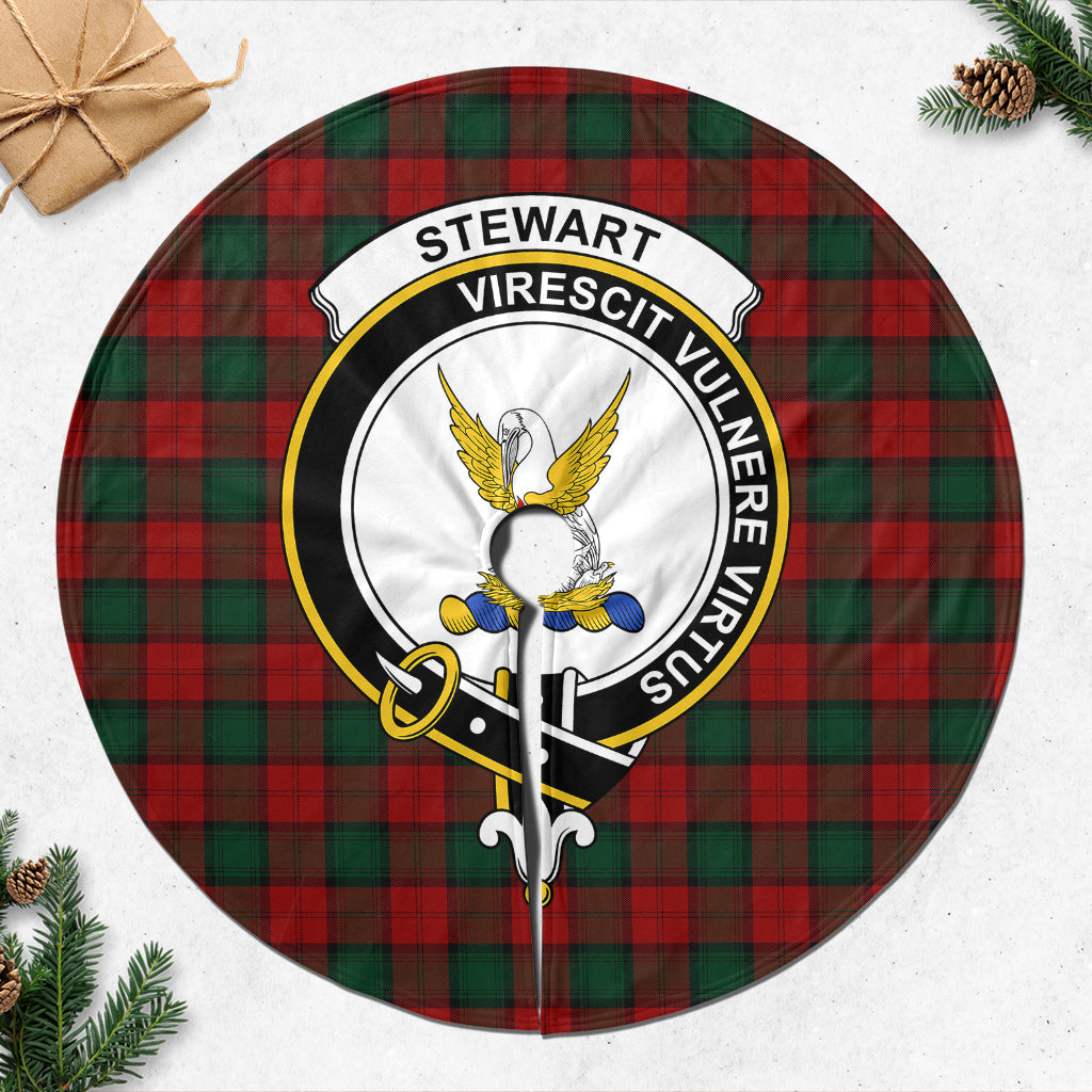 stewart-of-atholl-tartan-christmas-tree-skirt-with-family-crest