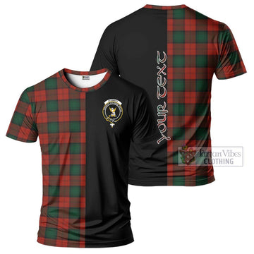 Stewart of Atholl Tartan T-Shirt with Family Crest and Half Of Me Style