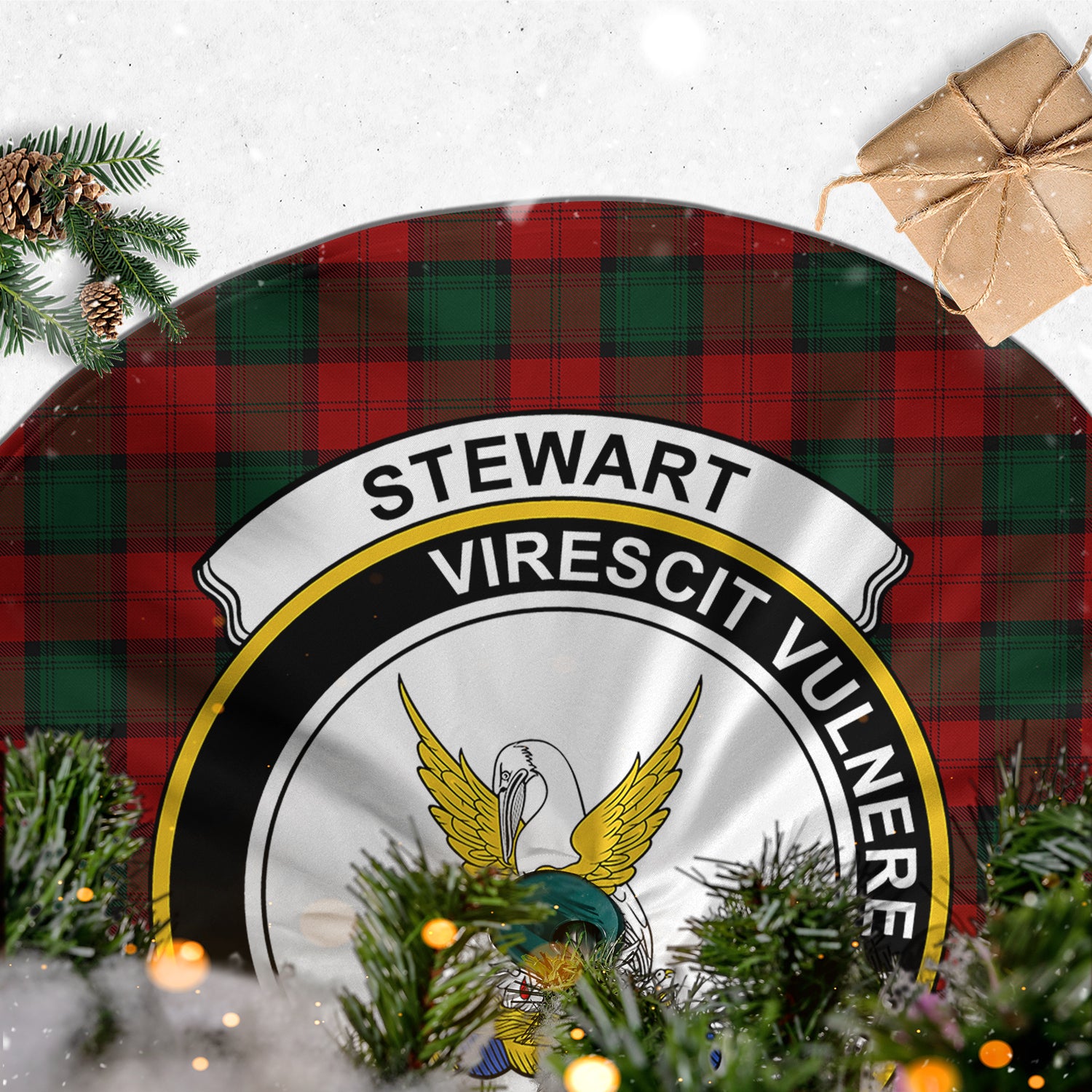 stewart-of-atholl-tartan-christmas-tree-skirt-with-family-crest