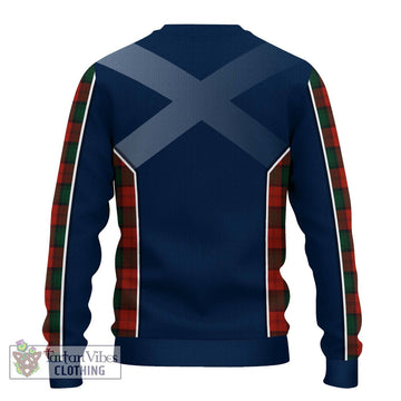 Stewart of Atholl Tartan Ugly Sweater with Family Crest and Lion Rampant Vibes Sport Style