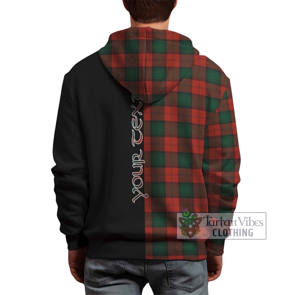 Stewart of Atholl Tartan Hoodie with Family Crest and Half Of Me Style - Tartanvibesclothing Shop