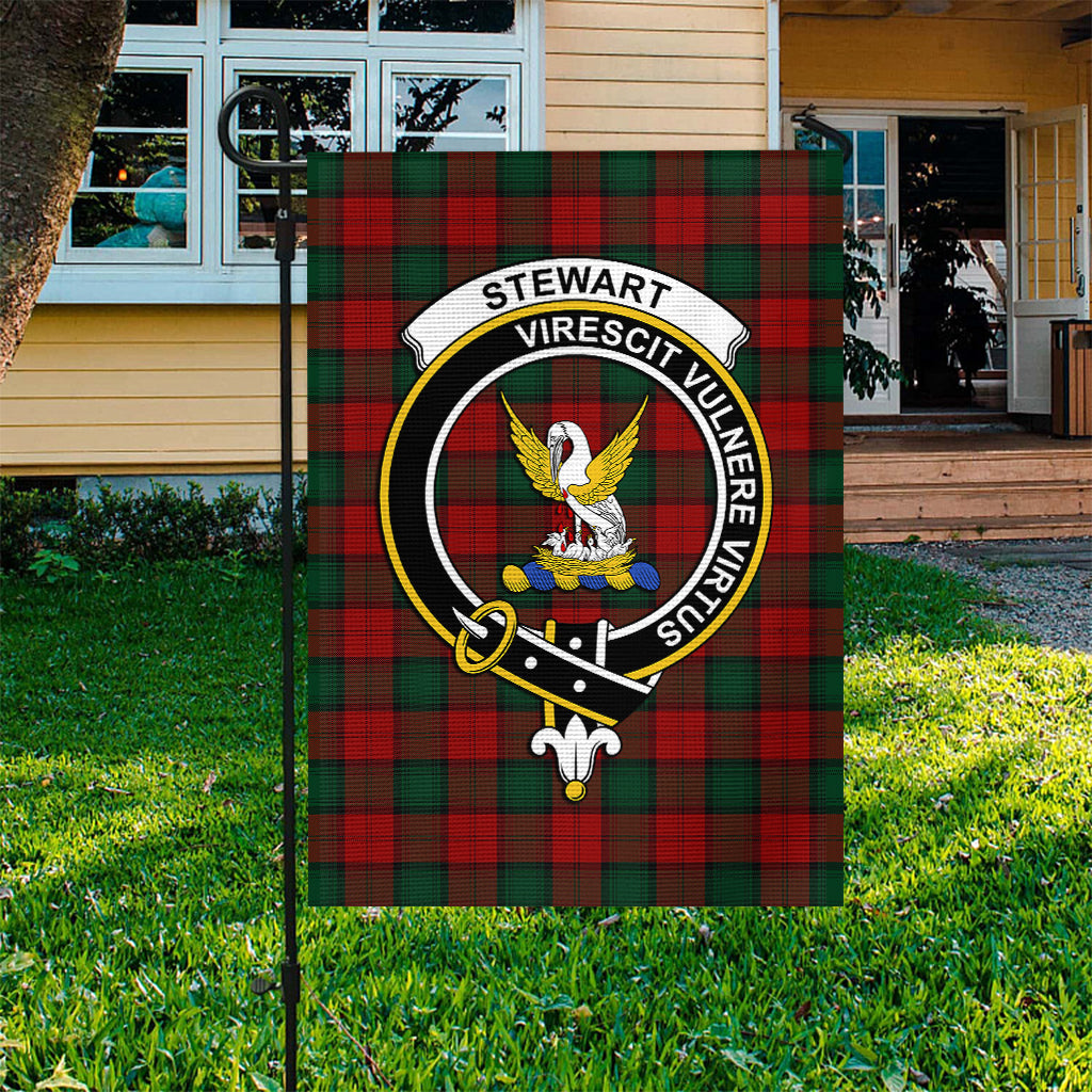 Stewart of Atholl Tartan Flag with Family Crest - Tartan Vibes Clothing