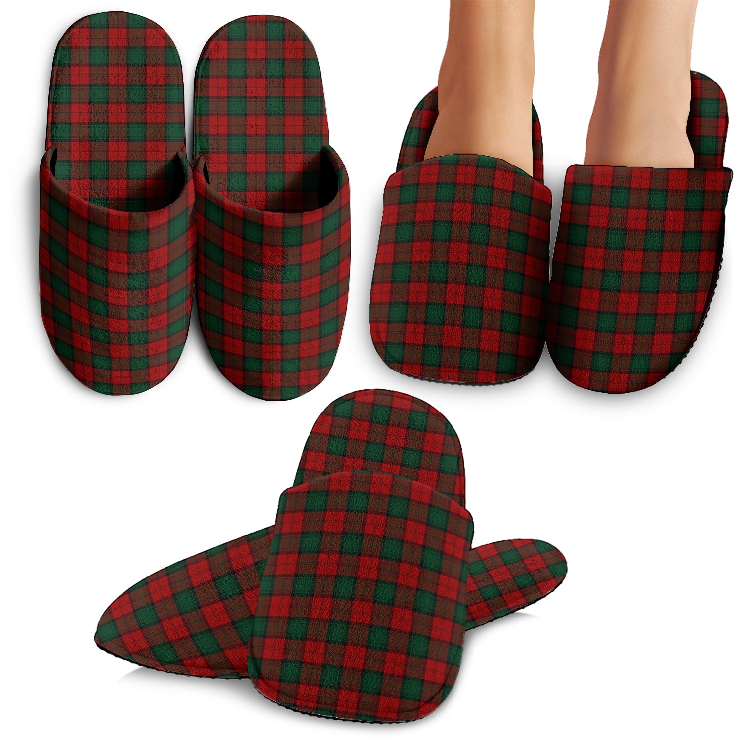 Stewart of Atholl Tartan Home Slippers - Tartanvibesclothing Shop