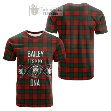 Stewart of Atholl Tartan Cotton T-shirt with Family Crest DNA In Me Style