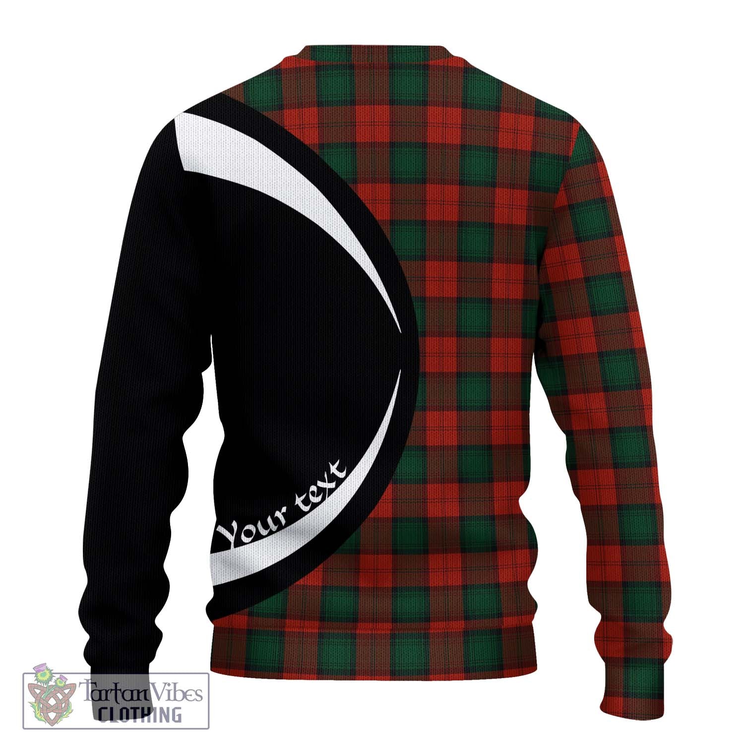 Stewart of Atholl Tartan Knitted Sweater with Family Crest Circle Style - Tartan Vibes Clothing