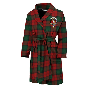 Stewart of Atholl Tartan Bathrobe with Family Crest