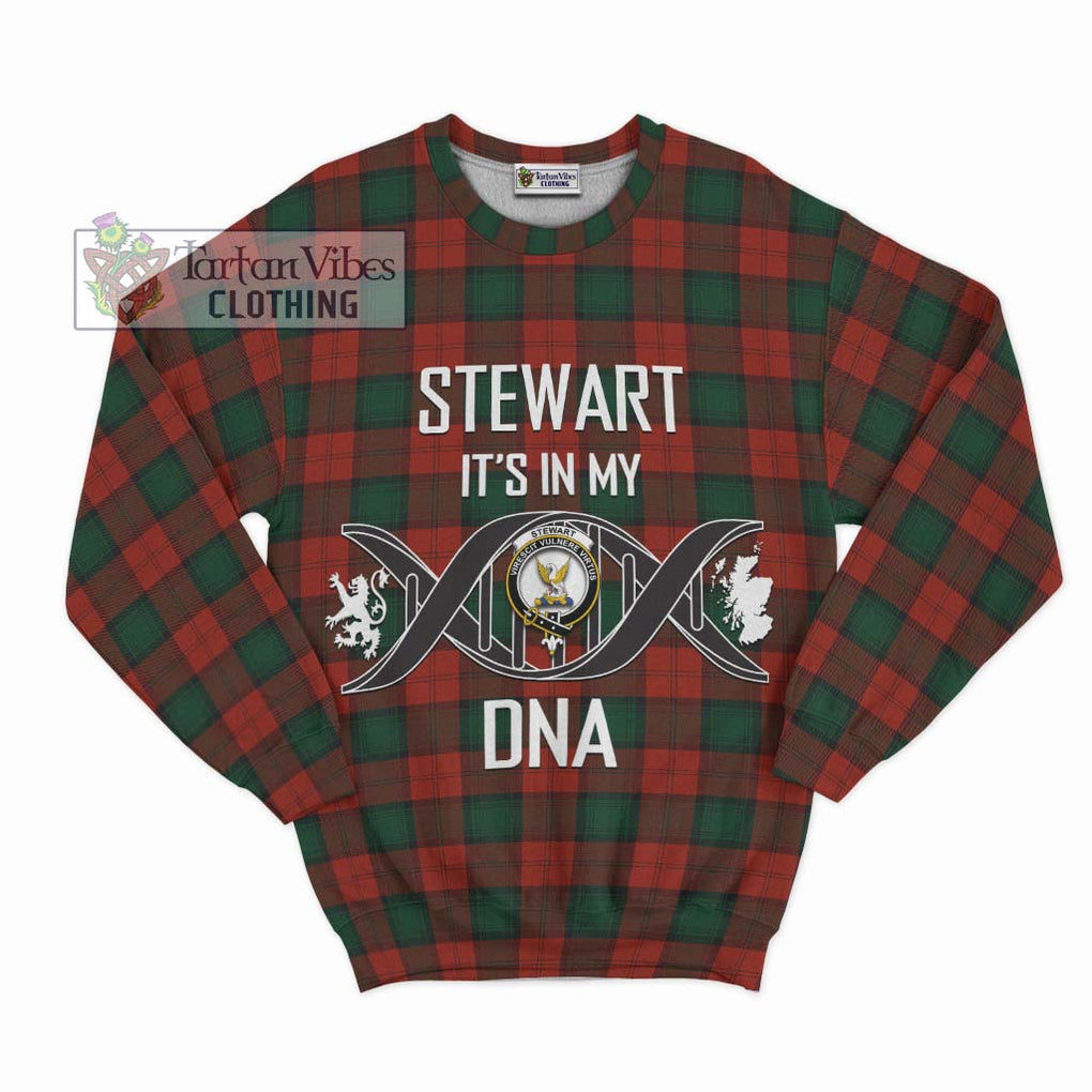 Stewart of Atholl Tartan Sweatshirt with Family Crest DNA In Me Style - Tartanvibesclothing Shop