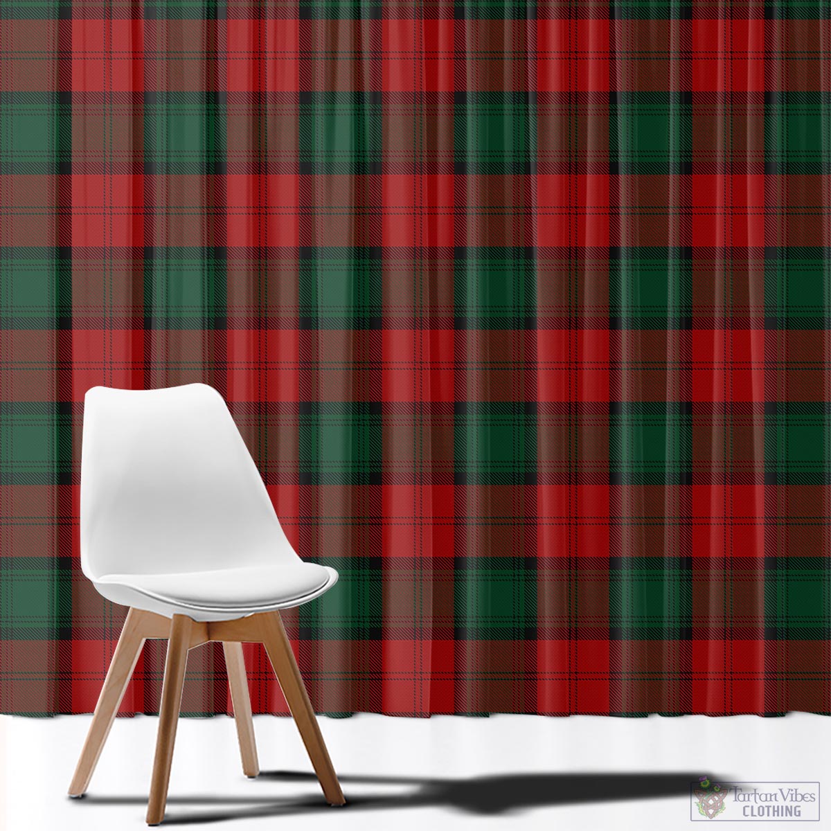 Stewart of Atholl Tartan Window Curtain