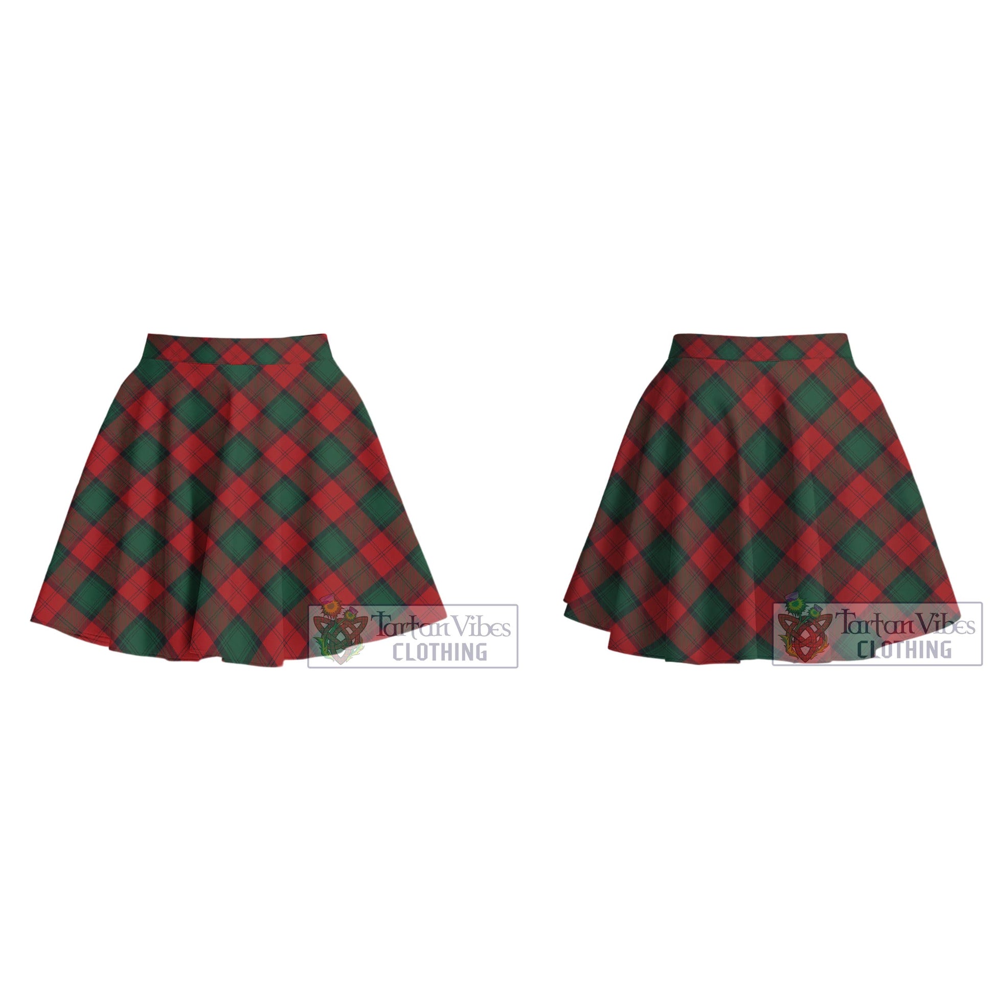 Tartan Vibes Clothing Stewart of Atholl Tartan Women's Plated Mini Skirt