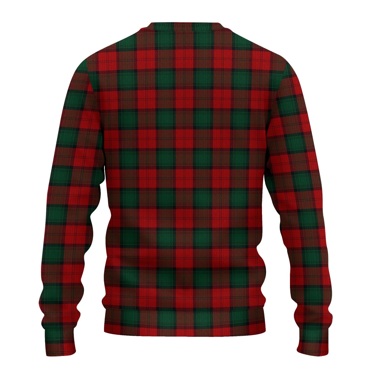 Stewart of Atholl Tartan Knitted Sweater with Family Crest - Tartanvibesclothing