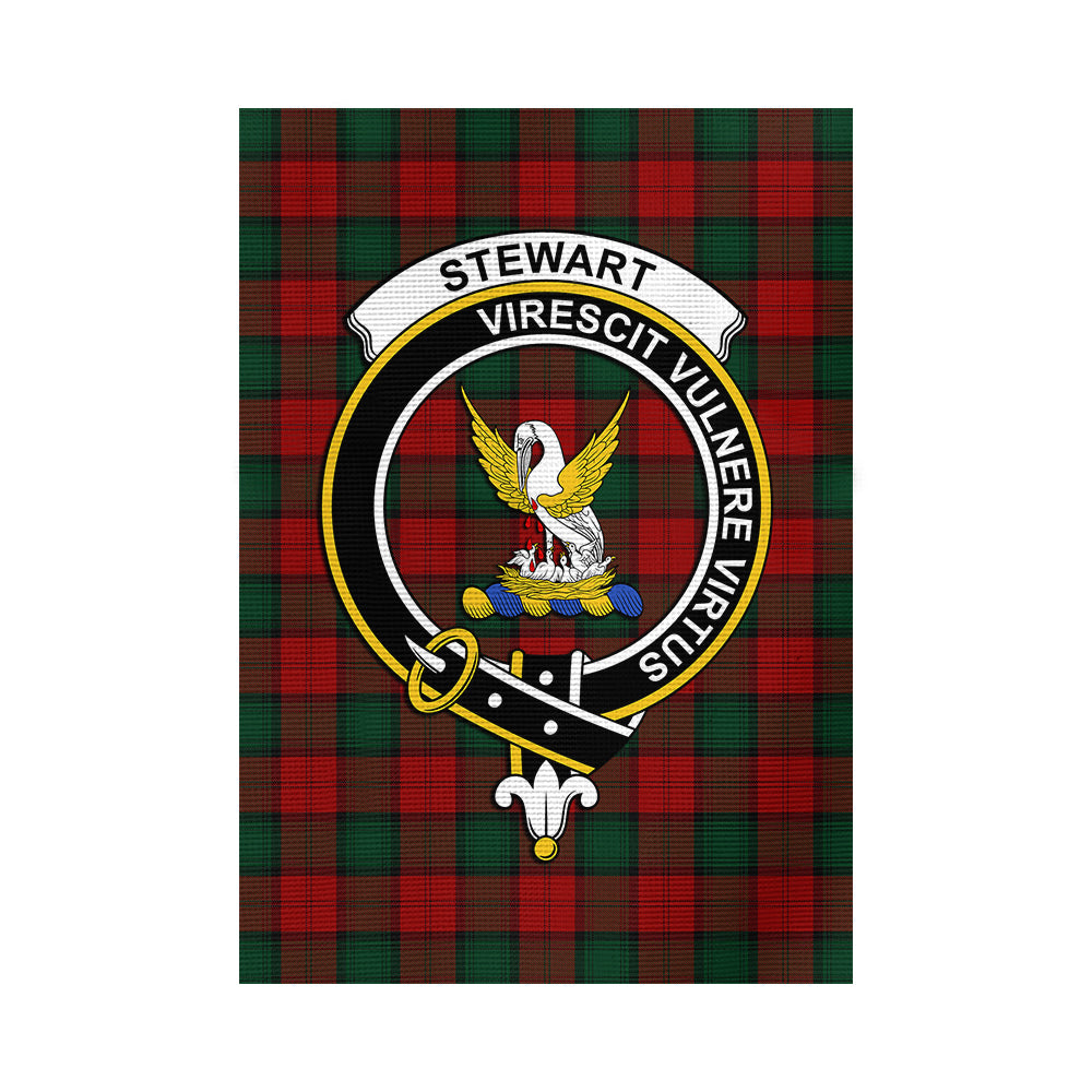 Stewart of Atholl Tartan Flag with Family Crest - Tartan Vibes Clothing