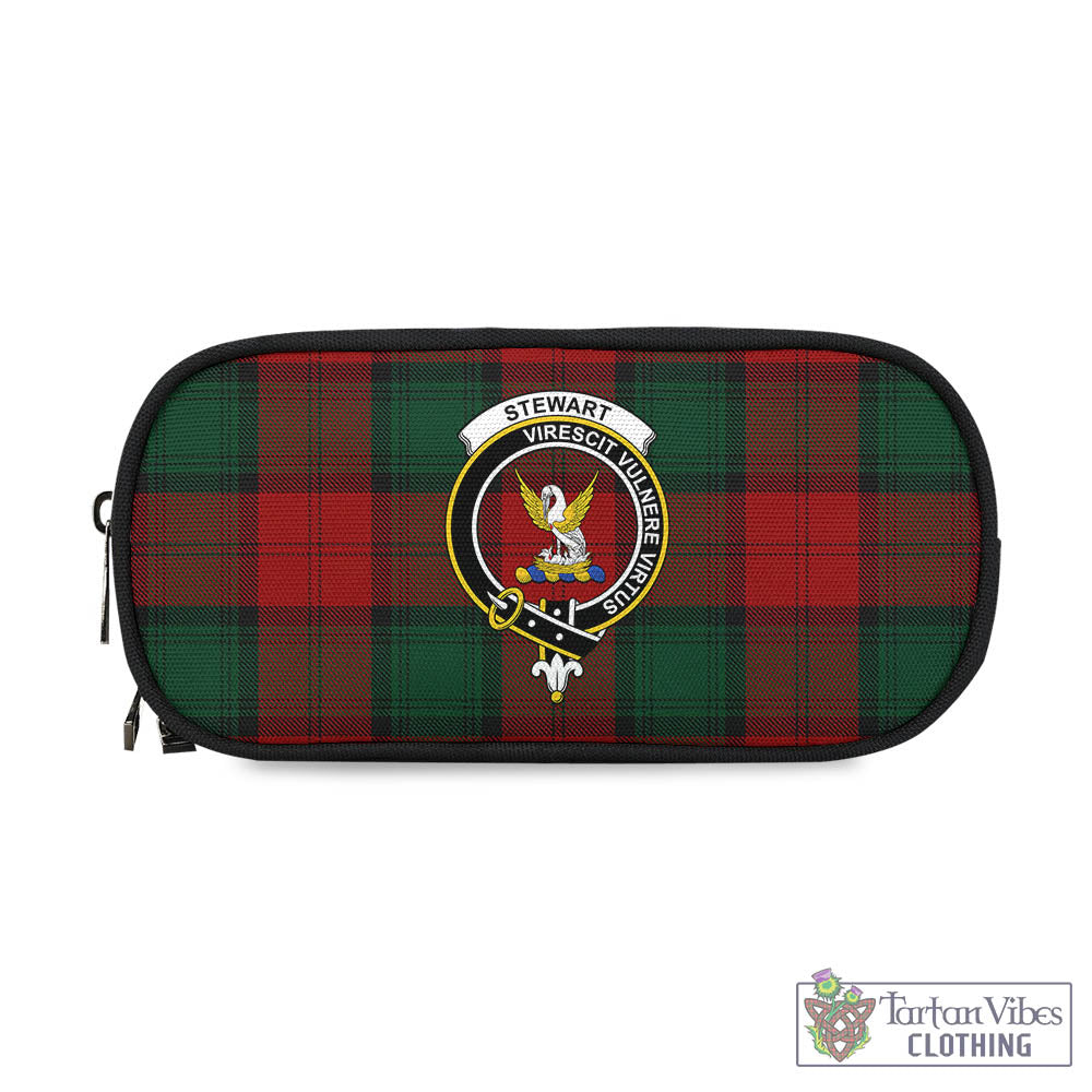 Tartan Vibes Clothing Stewart of Atholl Tartan Pen and Pencil Case with Family Crest