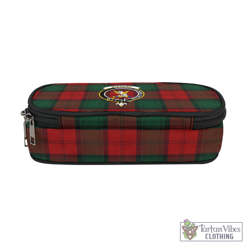 Tartan Vibes Clothing Stewart of Atholl Tartan Pen and Pencil Case with Family Crest