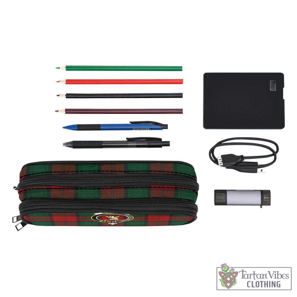 Tartan Vibes Clothing Stewart of Atholl Tartan Pen and Pencil Case with Family Crest