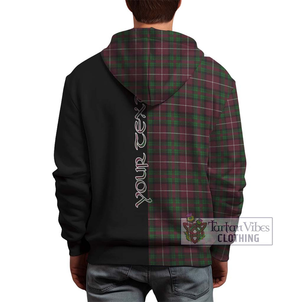 Stewart of Bute Hunting Tartan Hoodie with Family Crest and Half Of Me Style - Tartanvibesclothing Shop