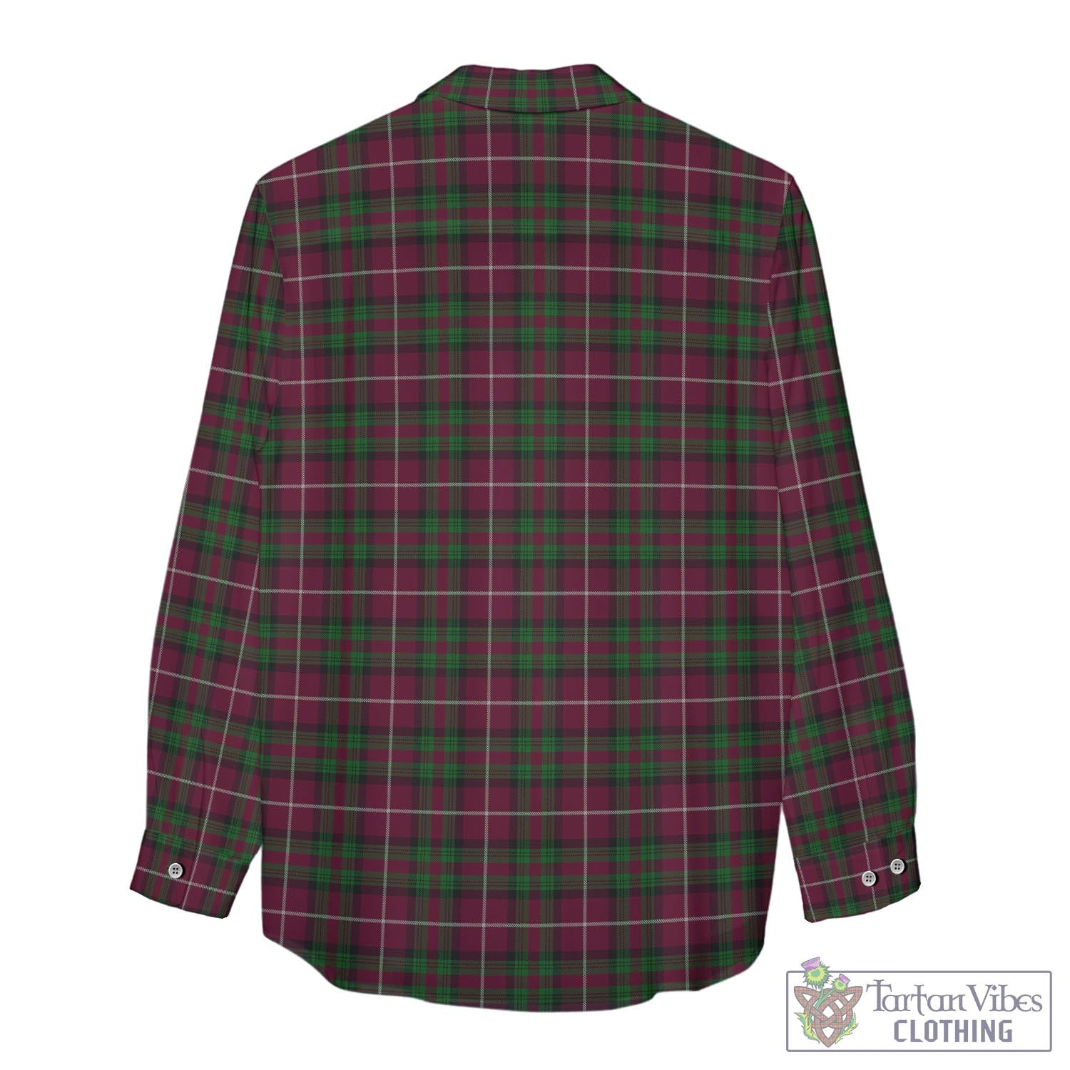 Tartan Vibes Clothing Stewart of Bute Hunting Tartan Womens Casual Shirt with Family Crest