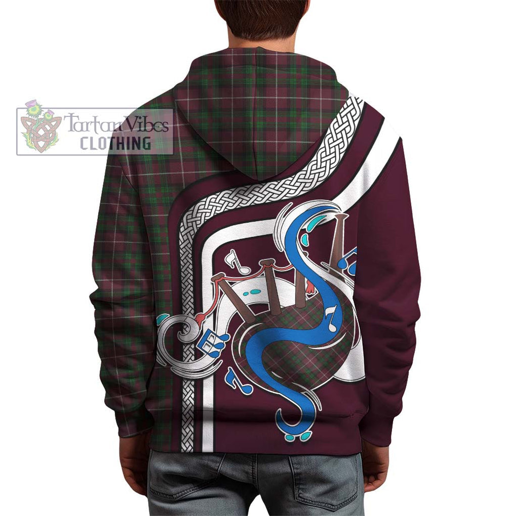 Stewart of Bute Hunting Tartan Hoodie with Epic Bagpipe Style - Tartanvibesclothing Shop