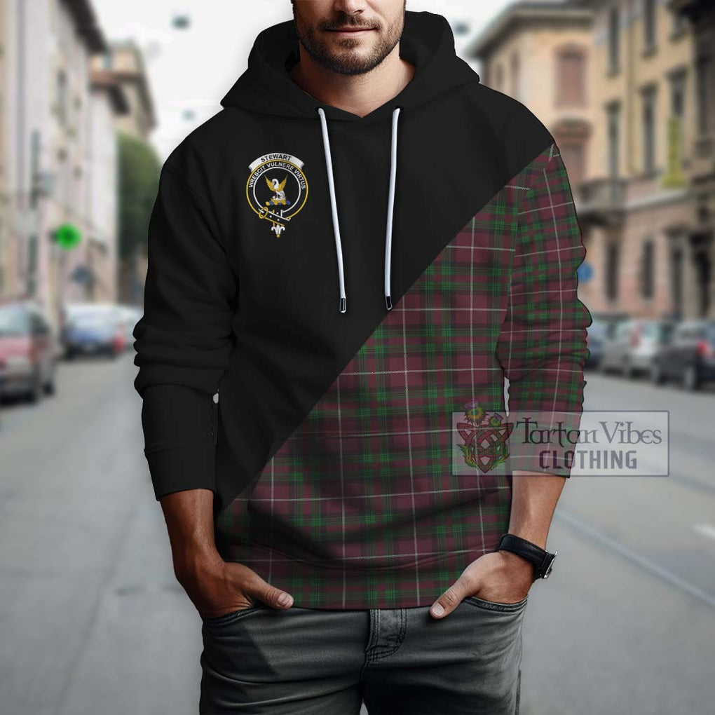 Stewart of Bute Hunting Tartan Hoodie with Family Crest and Military Logo Style - Tartanvibesclothing Shop