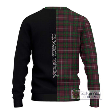 Stewart of Bute Hunting Tartan Ugly Sweater with Family Crest and Half Of Me Style