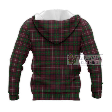 Stewart of Bute Hunting Tartan Knitted Hoodie with Family Crest DNA In Me Style