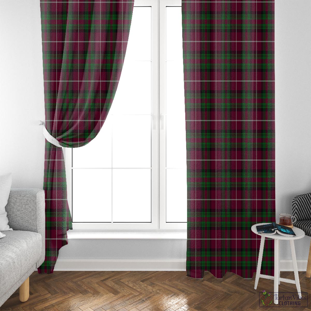 Stewart of Bute Hunting Tartan Window Curtain