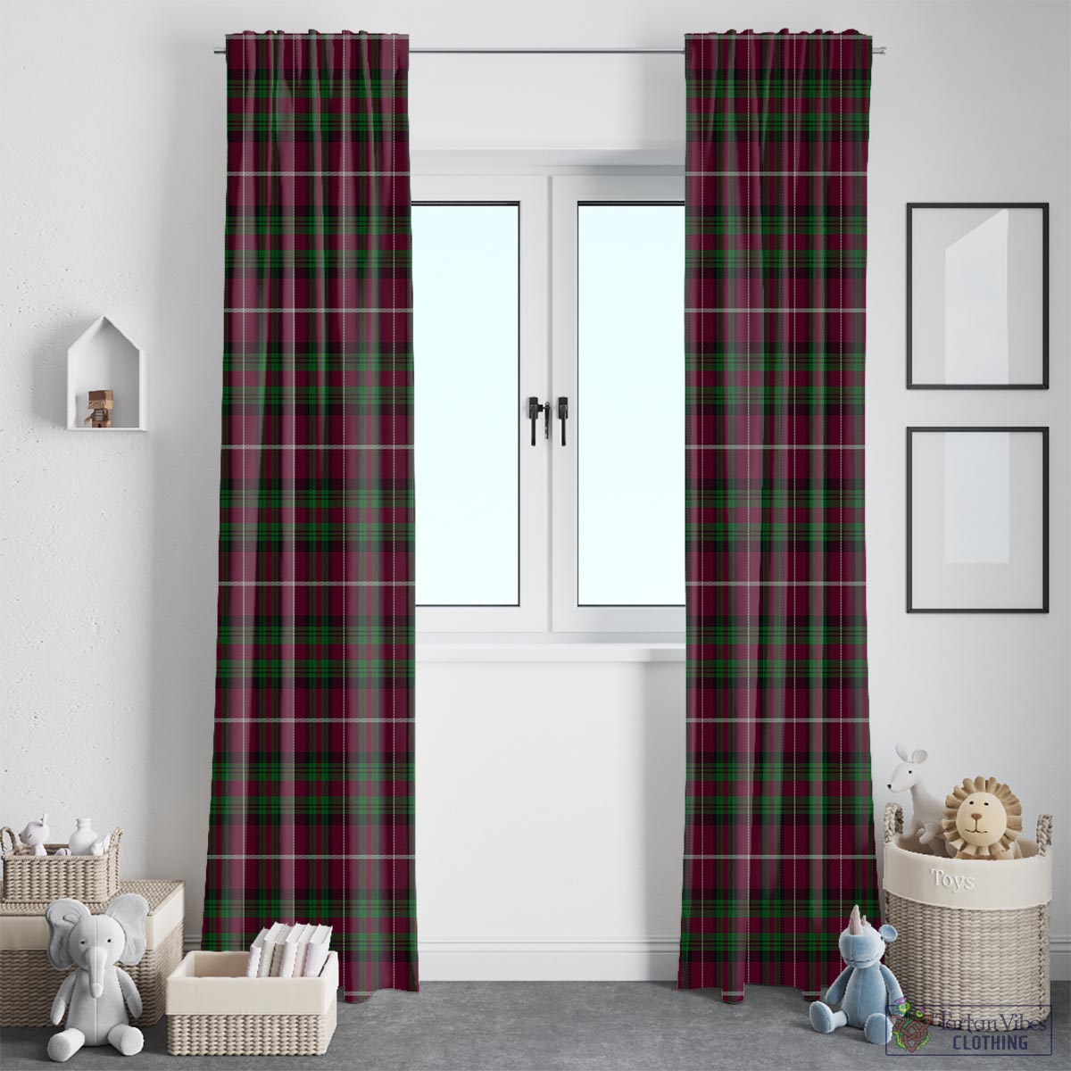 Stewart of Bute Hunting Tartan Window Curtain