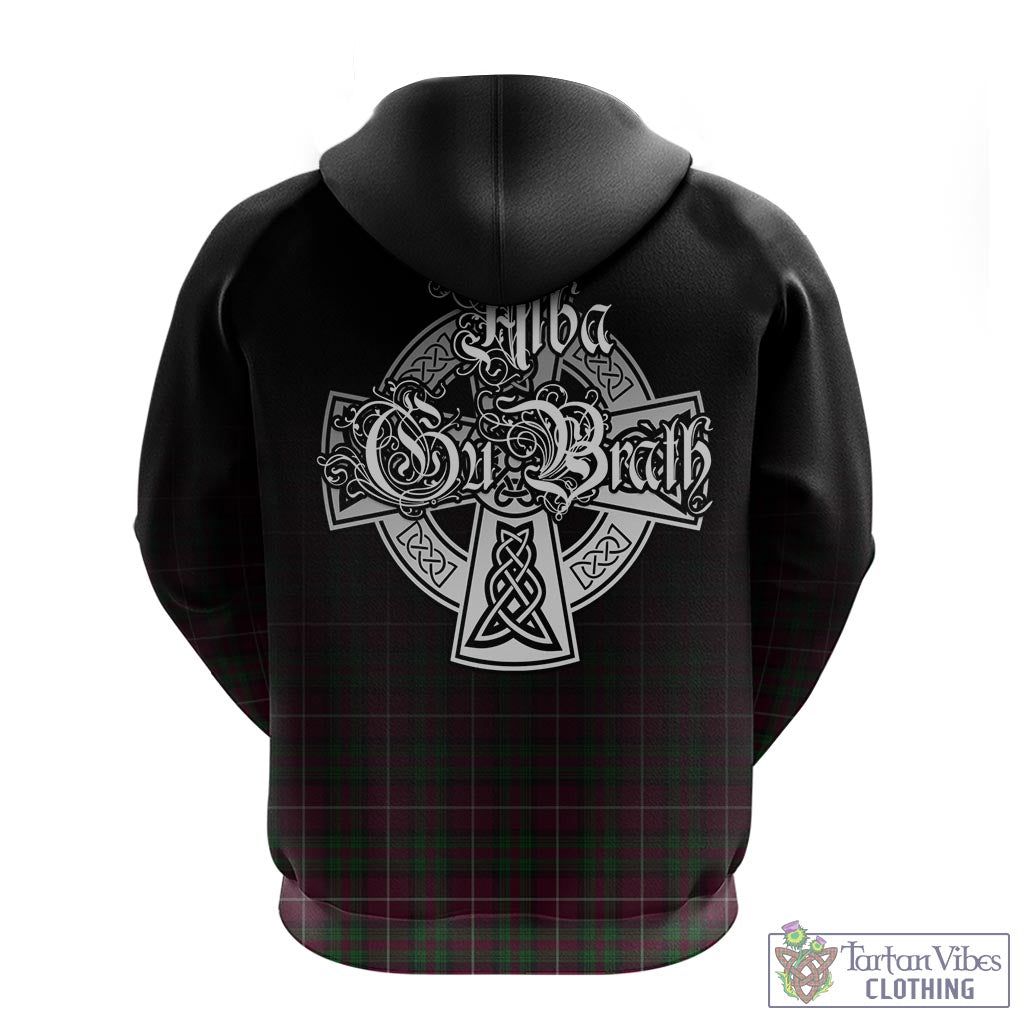 Tartan Vibes Clothing Stewart of Bute Hunting Tartan Hoodie Featuring Alba Gu Brath Family Crest Celtic Inspired