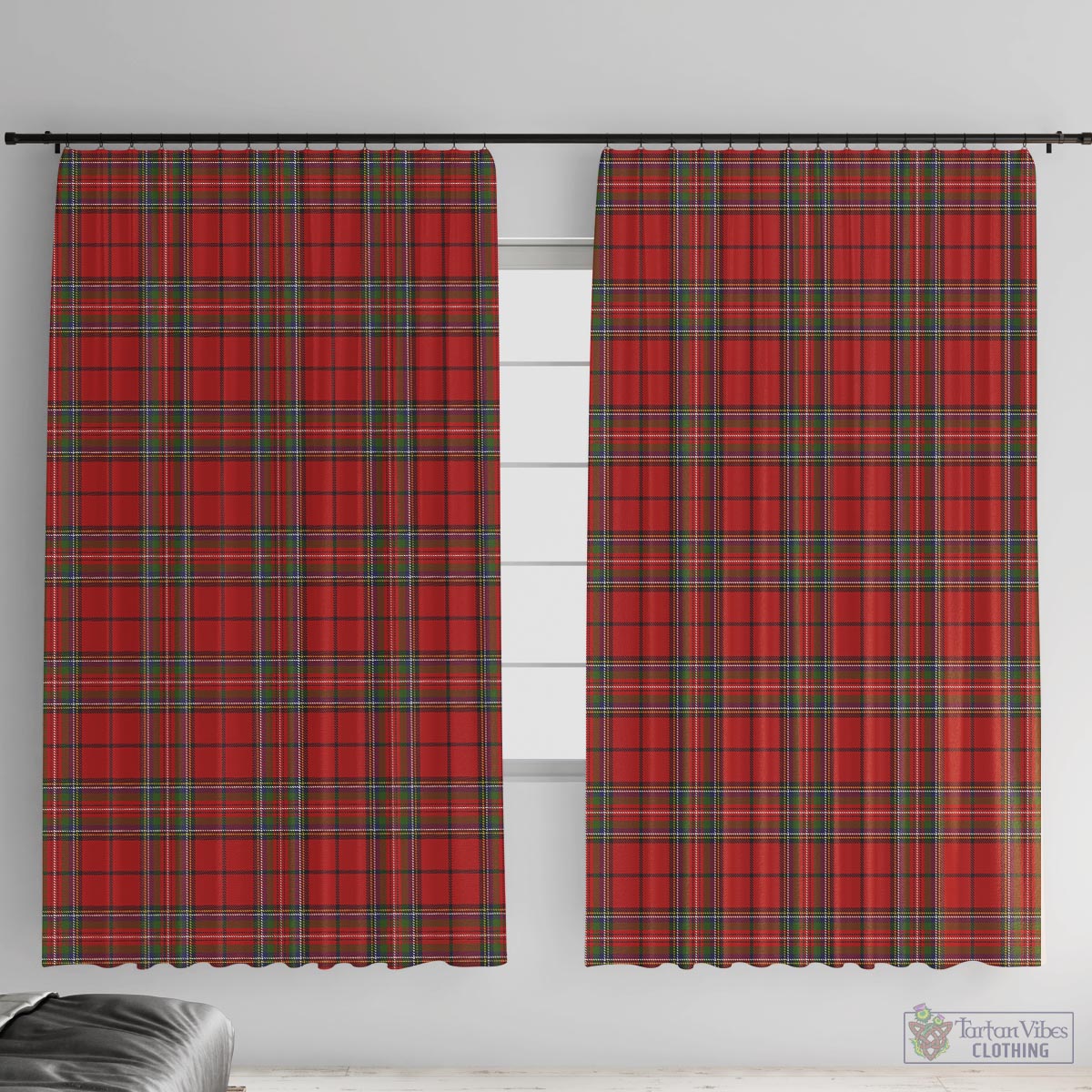 Stewart of Galloway Tartan Window Curtain