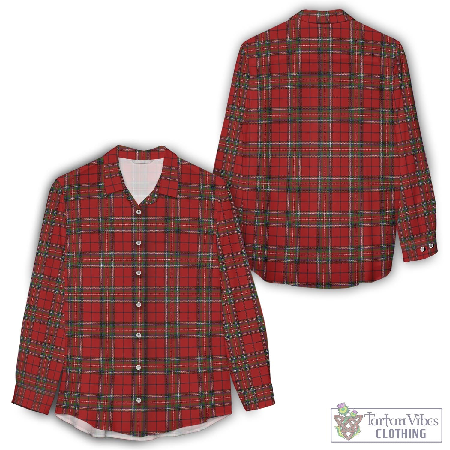 Stewart of Galloway Tartan Womens Casual Shirt