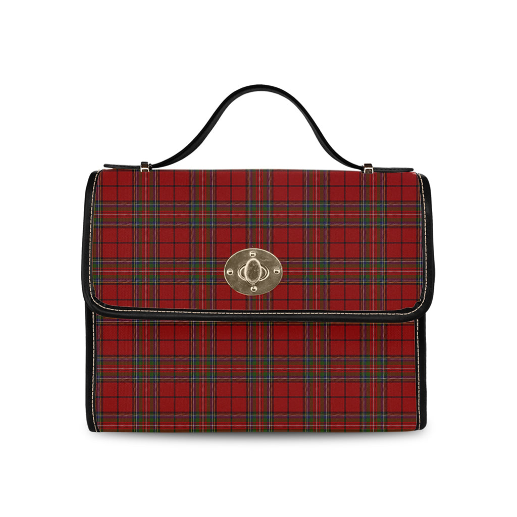 Stewart of Galloway Tartan Leather Strap Waterproof Canvas Bag - Tartanvibesclothing