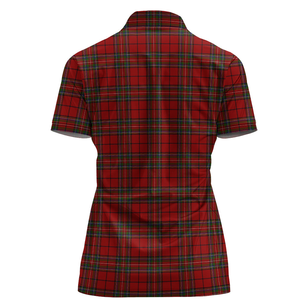 stewart-of-galloway-tartan-polo-shirt-with-family-crest-for-women