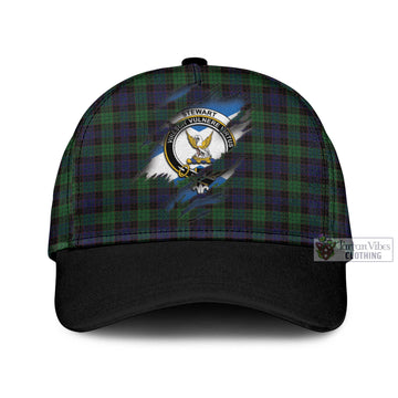 Stewart Old Tartan Classic Cap with Family Crest In Me Style