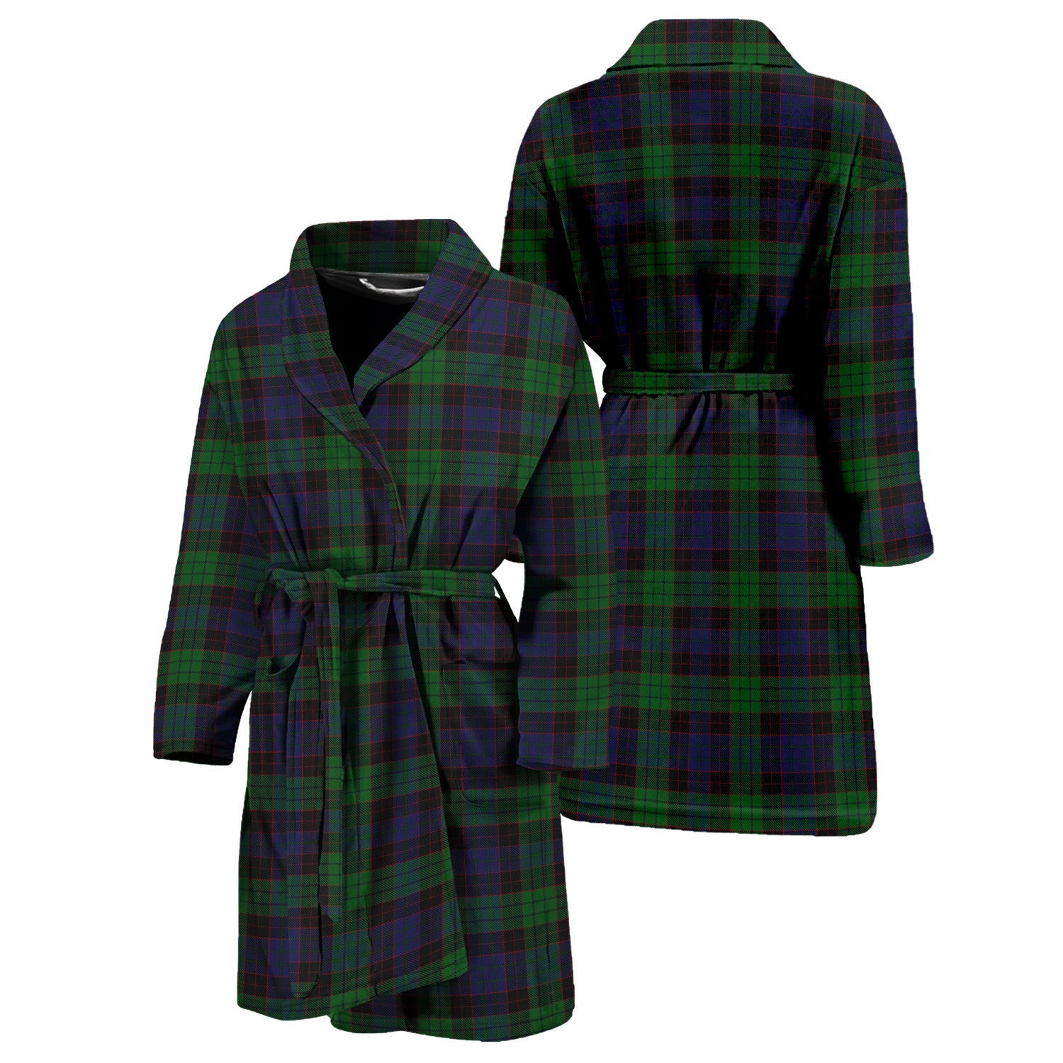 Stewart Old Tartan Bathrobe Unisex M - Tartan Vibes Clothing