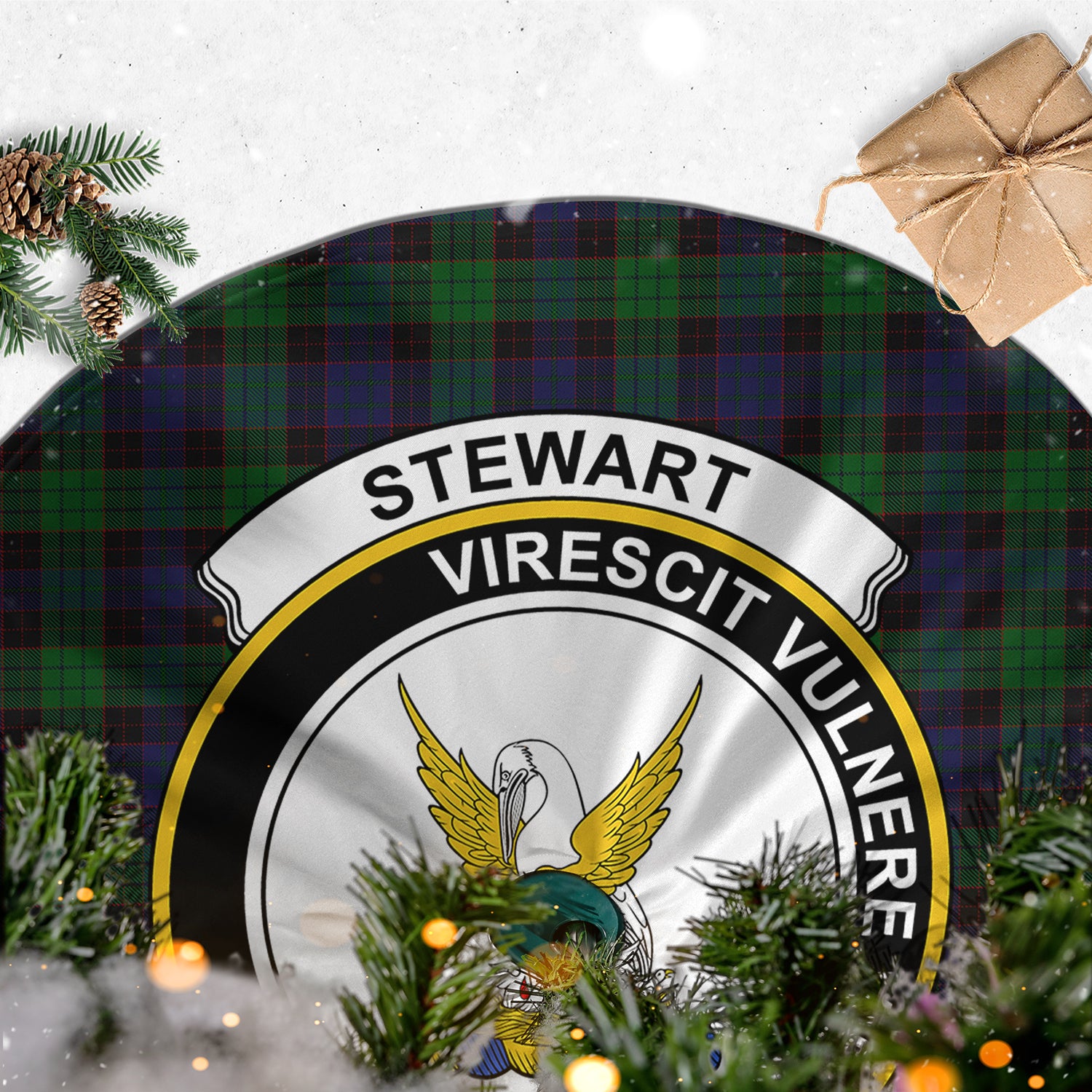 stewart-old-tartan-christmas-tree-skirt-with-family-crest