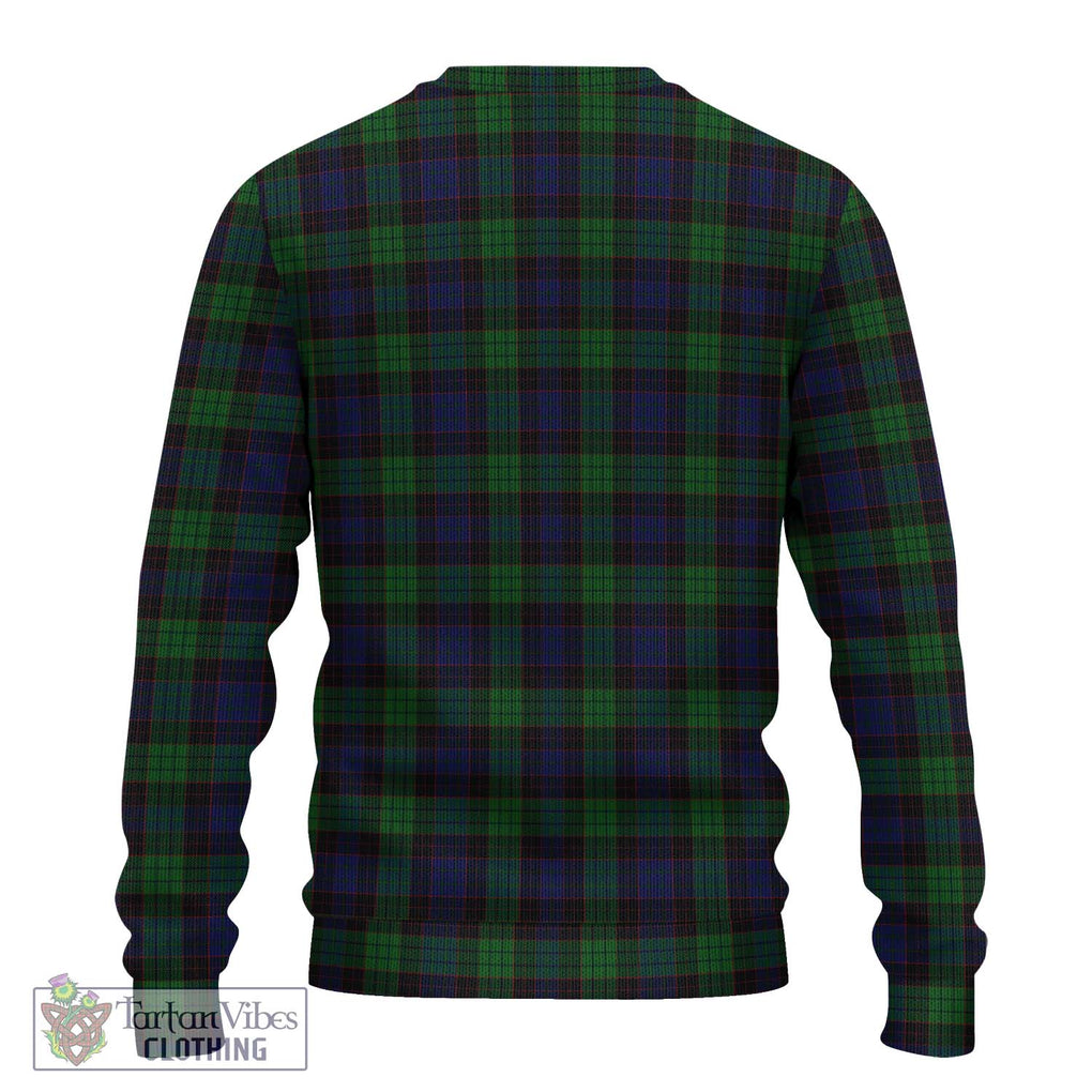 Stewart Old Tartan Knitted Sweater with Family Crest DNA In Me Style - Tartanvibesclothing Shop