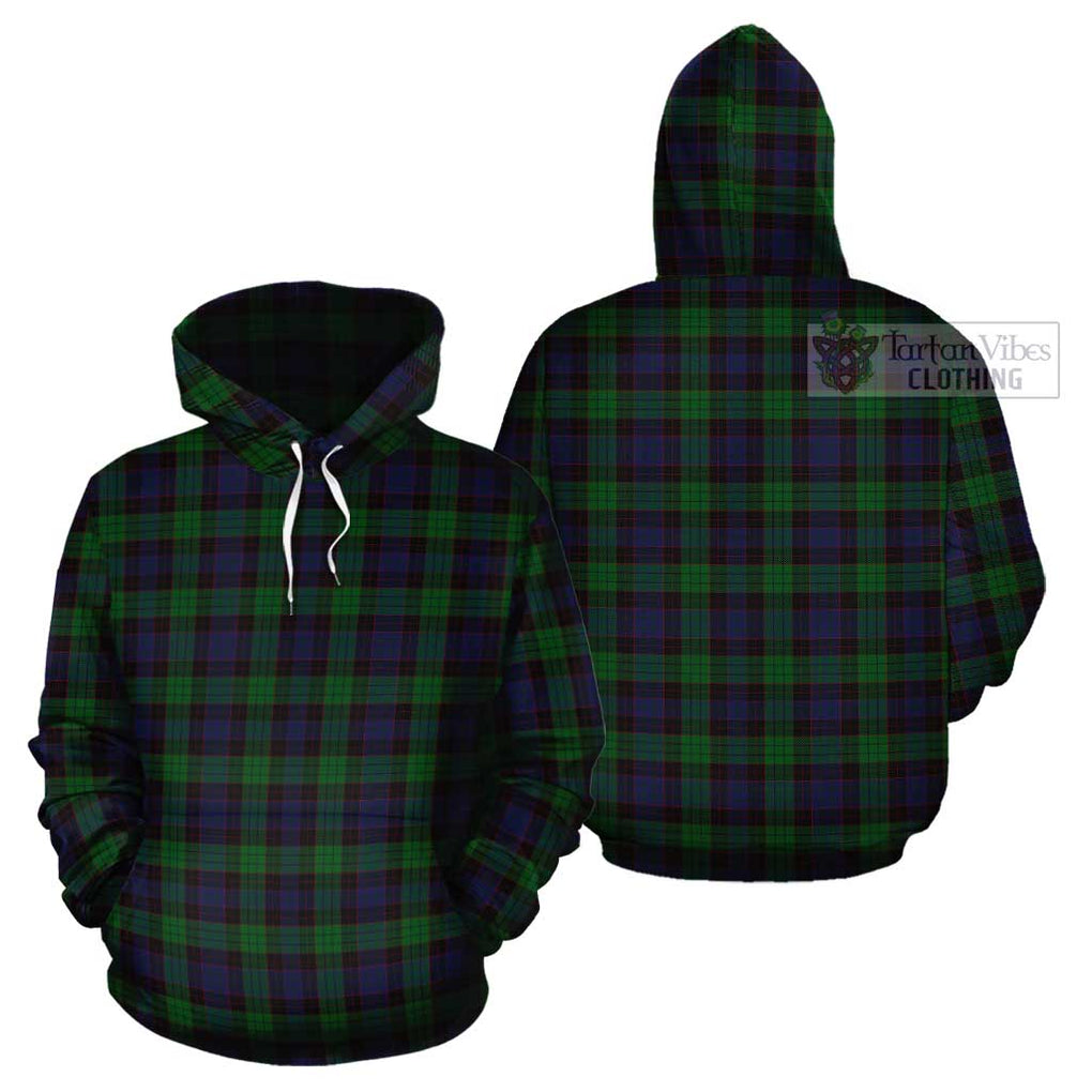 Stewart Old Tartan Cotton Hoodie Pullover Hoodie - Tartan Vibes Clothing