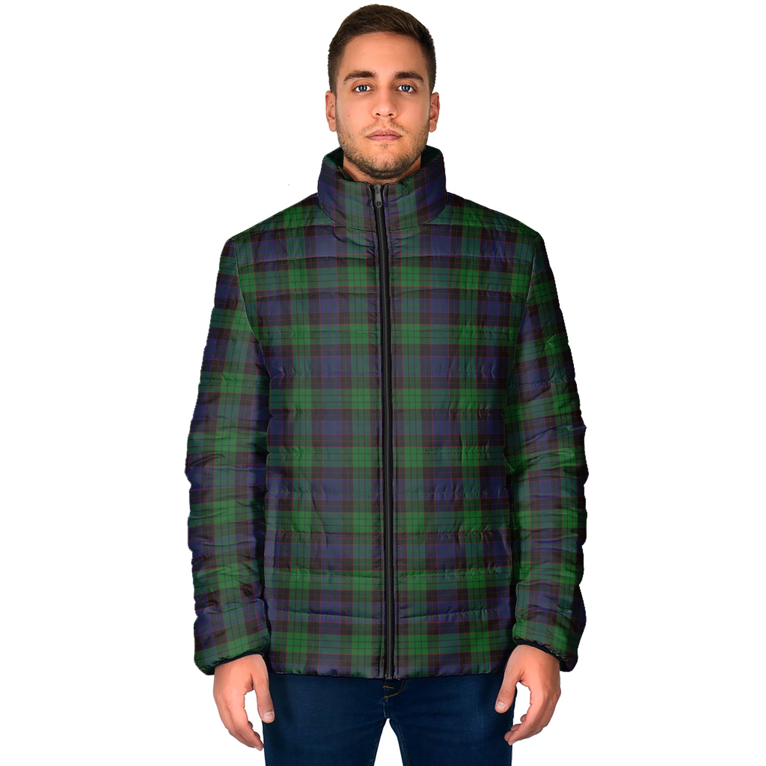 Stewart Old Tartan Padded Jacket - Tartan Vibes Clothing