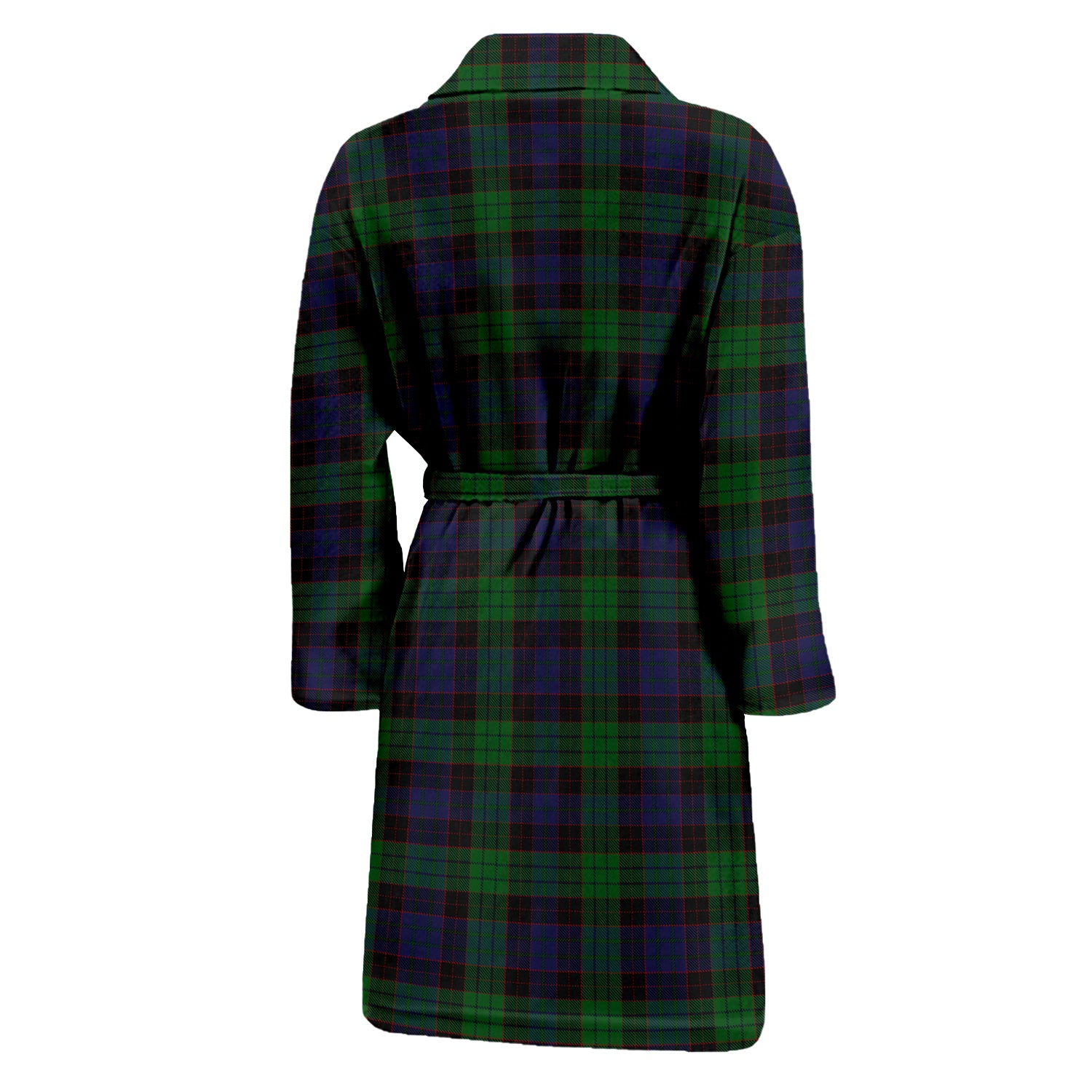 Stewart Old Tartan Bathrobe with Family Crest - Tartan Vibes Clothing