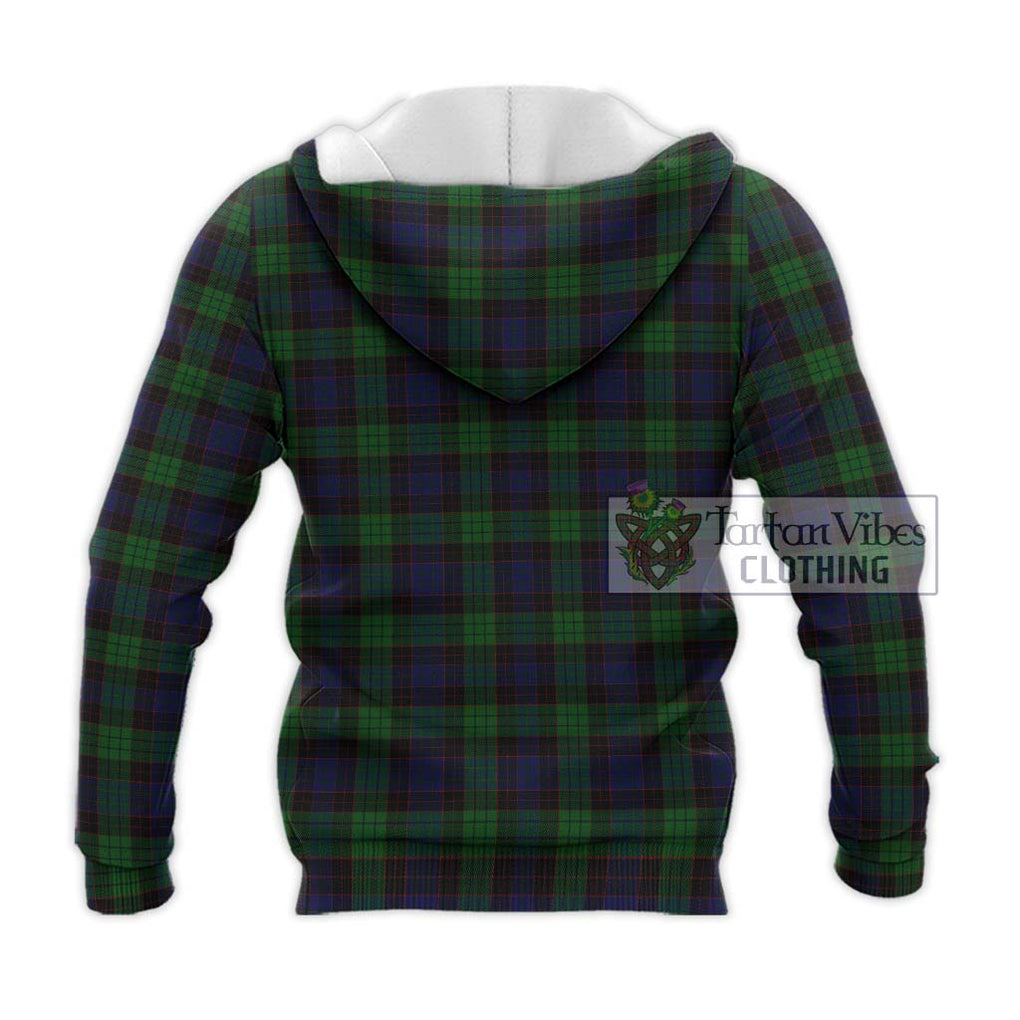 Stewart Old Tartan Knitted Hoodie with Family Crest DNA In Me Style - Tartanvibesclothing Shop